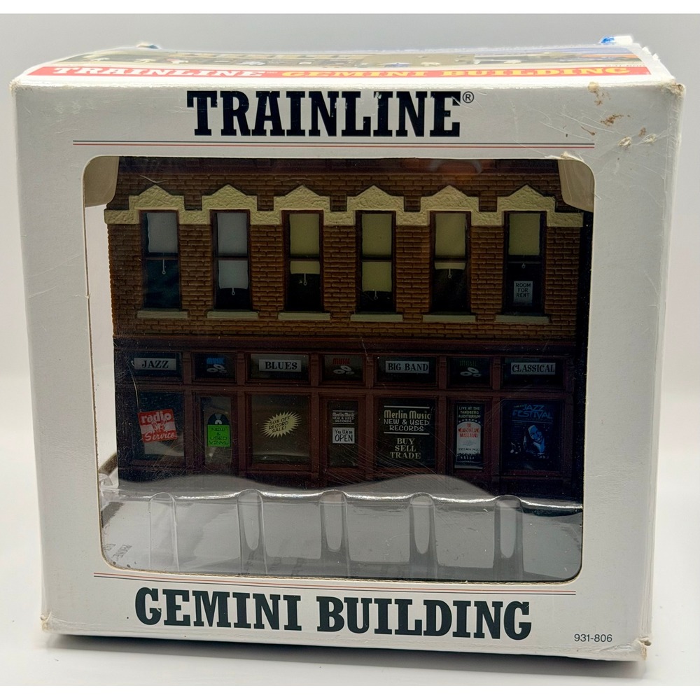 Walthers Trainline 931-806 Gemini Building HO Scale Assembled in Box